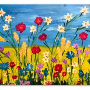 Spring Flowers painting class